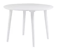 Lotta pyöreä ruokapöytä 106cm valkoinen 110646