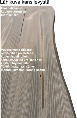 Lana lankkupöytä puujaloilla 150x90cm