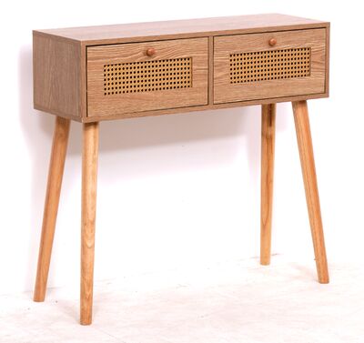 Finlandia eteispöytä rottinki laatikoilla 03005