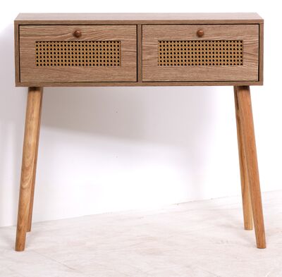 Finlandia eteispöytä rottinki laatikoilla 03005