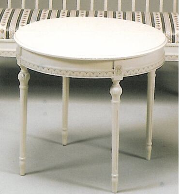 Kustavilainen sohvapöytä 117 pyöreä