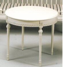 Kustavilainen sohvapöytä 117 pyöreä