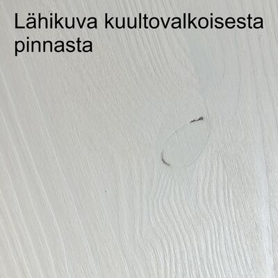 Nukkumatti korkea parvisänky kuultovalkoinen