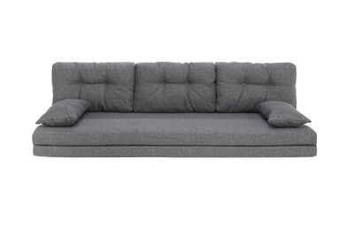 Laura levitettävä laverisohva valkoinen+taittopatjasarja+laatikko