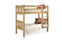 Nukkumatti pieni kerrossänky 70x155cm antiikkipetsattu