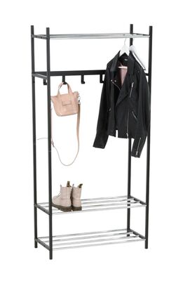 Lidia vaatenaulakko musta/kromi