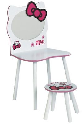 Hello Kitty meikkauspöytä+tuoli