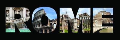 Rome kanvaasitaulu 135x45cm