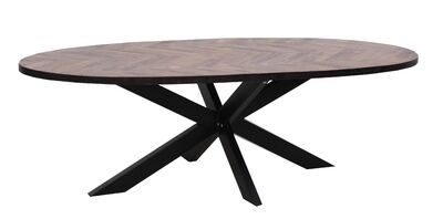 Cheppi ruokapöytä 240x110 cm ovaali