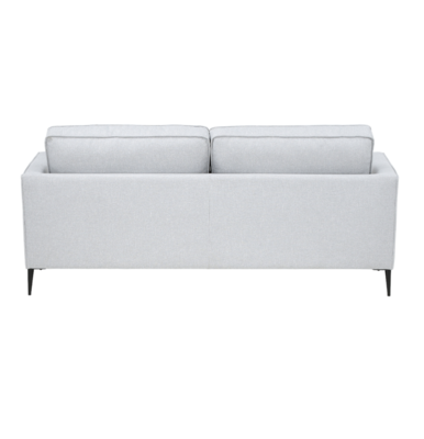 Oxford 3-istuttava kangas sohva vaaleanharmaa
