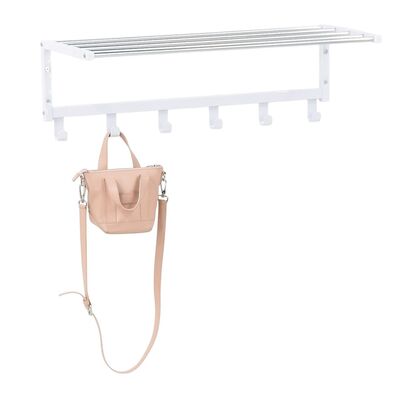 Lidia hattuhylly valkoinen/kromi