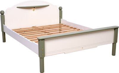 Turbo sänky valkoinen/vihreä 160x200cm