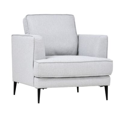 Oxford nojatuoli vaaleanharmaa