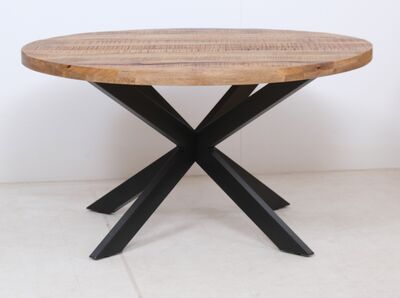Acazia iron ruokapöytä 140cm pyöreä