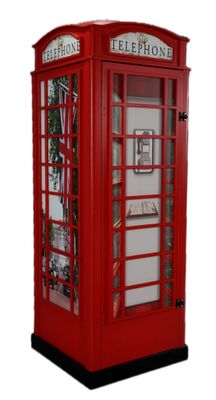 Puhelinkoppi työpöytä vaatekaapilla