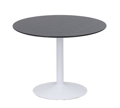 Bari pyöreä ruokapöytä 100cm musta/valkoinen