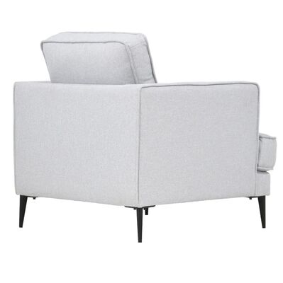 Oxford nojatuoli vaaleanharmaa