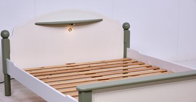 Turbo sänky valkoinen/vihreä 160x200cm