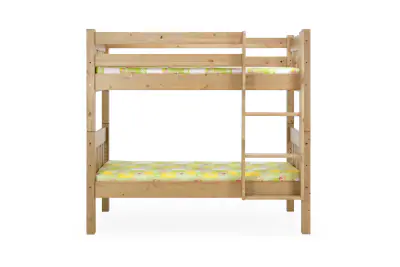 Nukkumatti pieni kerrossänky 70x155cm antiikkipetsattu