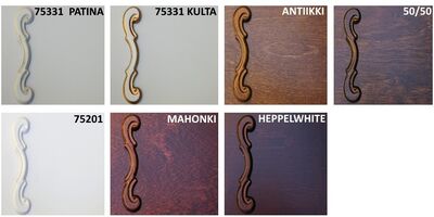 Hepplewhite ruokaryhmä. Pöytä+6-tuolia