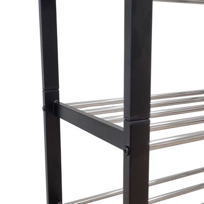 Lidia kenkäteline musta/kromi