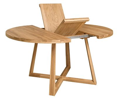 Merbi ruokapöytä 110cm pyöreä+40cm jatko