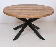 Acazia iron ruokapöytä 140cm pyöreä