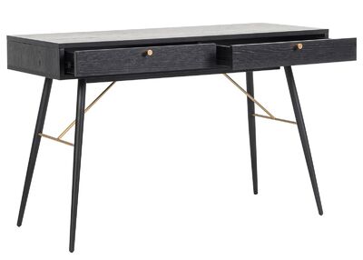 Axel kirjoituspöytä musta/kulta