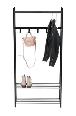 Lidia vaatenaulakko musta/kromi