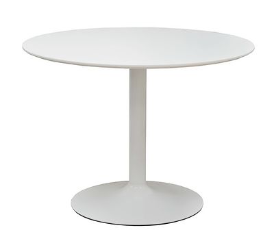 Bari pyöreä ruokapöytä 100cm valkoinen