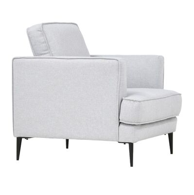 Oxford nojatuoli vaaleanharmaa