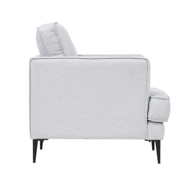 Oxford nojatuoli vaaleanharmaa