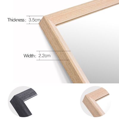 Boca peili 80x180cm musta