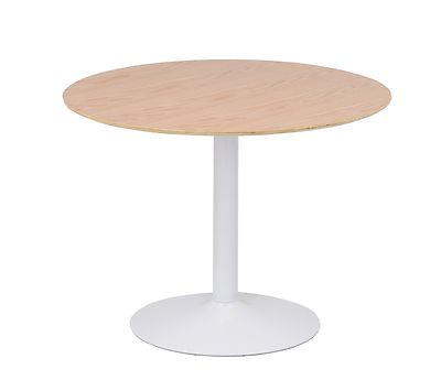 Bari pyöreä ruokapöytä 100cm tammi/valkoinen