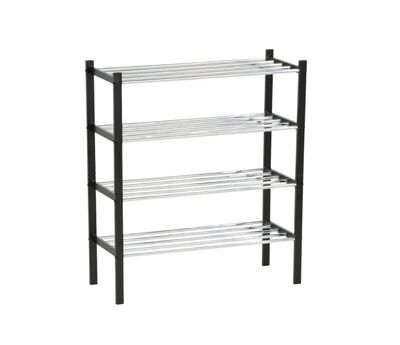 Lidia kenkäteline musta/kromi