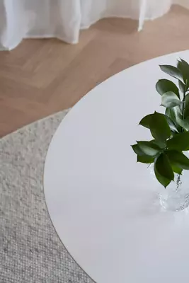 Lotta pyöreä ruokapöytä 106cm valkoinen 110646