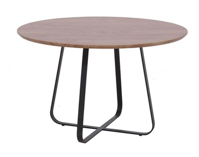 Metalwood ruokapöytä 120cm pyöreä+4kpl Kerala tuoleja