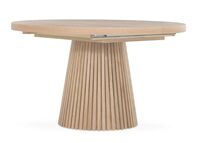 Alppi pyöreä ruokapöytä 130cm+40cm jatkolevy tammi