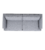 Oxford 3-istuttava kangas sohva harmaa