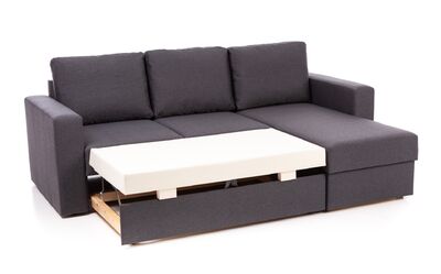 Marja kulmadivaani vuoteella