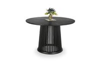 Kaisa ruokapöytä 115cm pyöreä musta