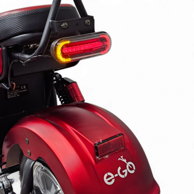 Ego Evo2 sähköskootteri punainen 1000w, 26Ah