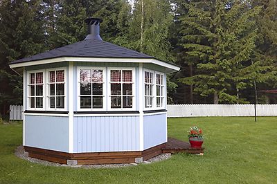 Festivo huvimaja 6-kulmainen