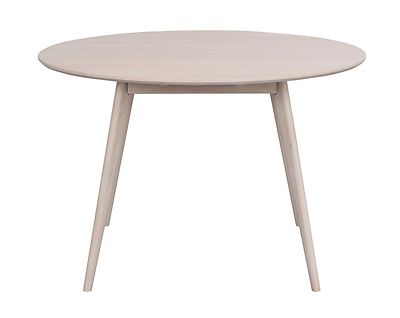 Yumi ruokapöytä 115cm valkovahattu tammi 119223