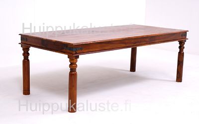 Acazia ruokapöytä ruskea 220x100cm