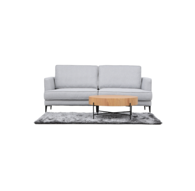 Oxford 3-istuttava kangas sohva vaaleanharmaa