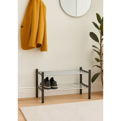 Lidia kenkäteline musta/kromi