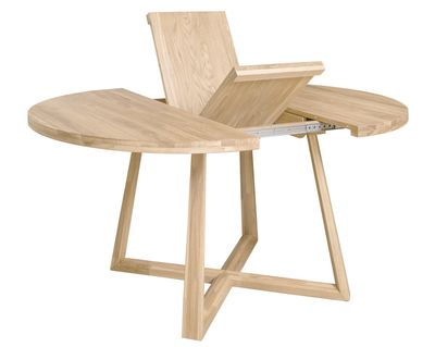 Merbi ruokapöytä 110cm pyöreä+40cm jatko