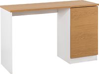 Lilja 22 työpöytä 1-osainen valkoinen/tammi