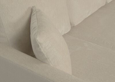 Helena beige sohva - Kulmadivaani vuoteella Terra 13